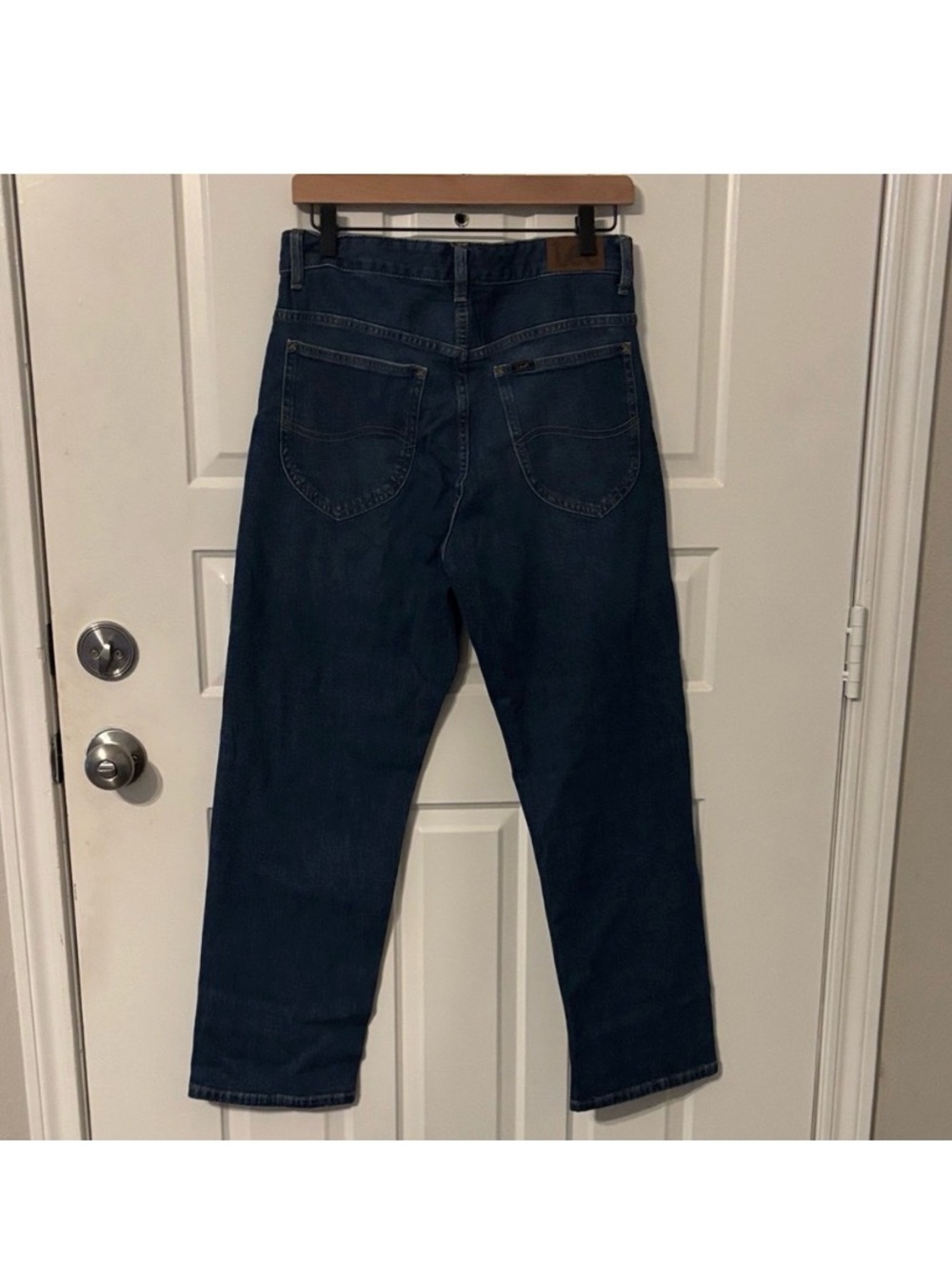 NWT Women’s Lee Jeans - Dark Wash Blue, Straight Leg, High Rise - Size 6 Med